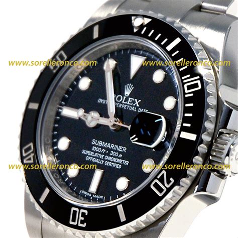 rolex submariner nero 2019